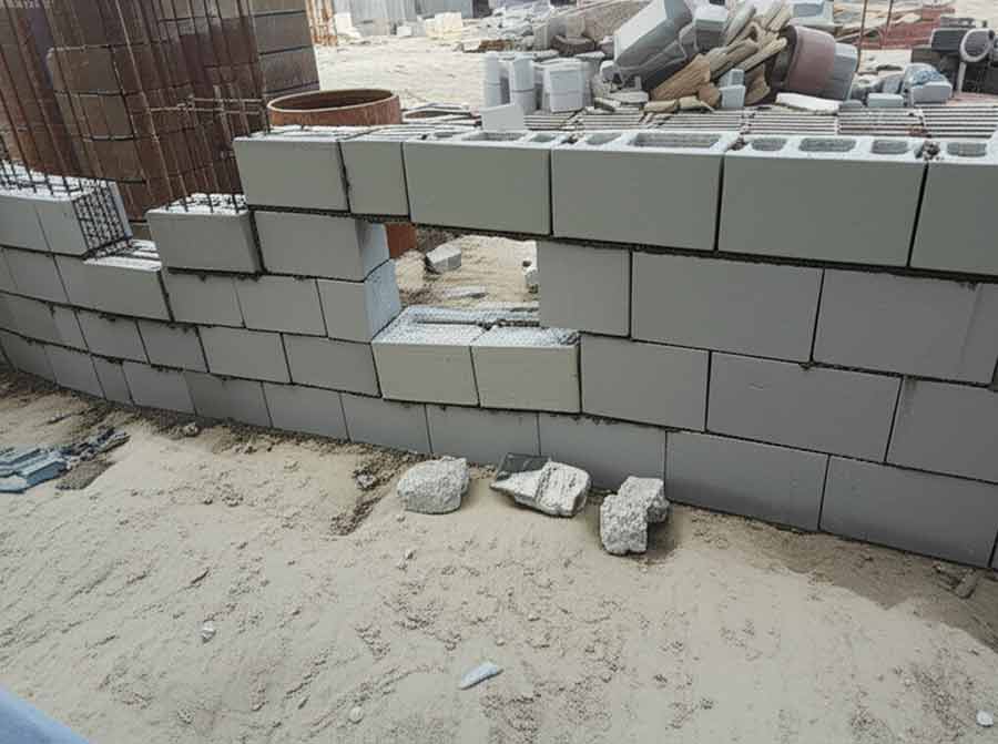 دیوار بلوکی