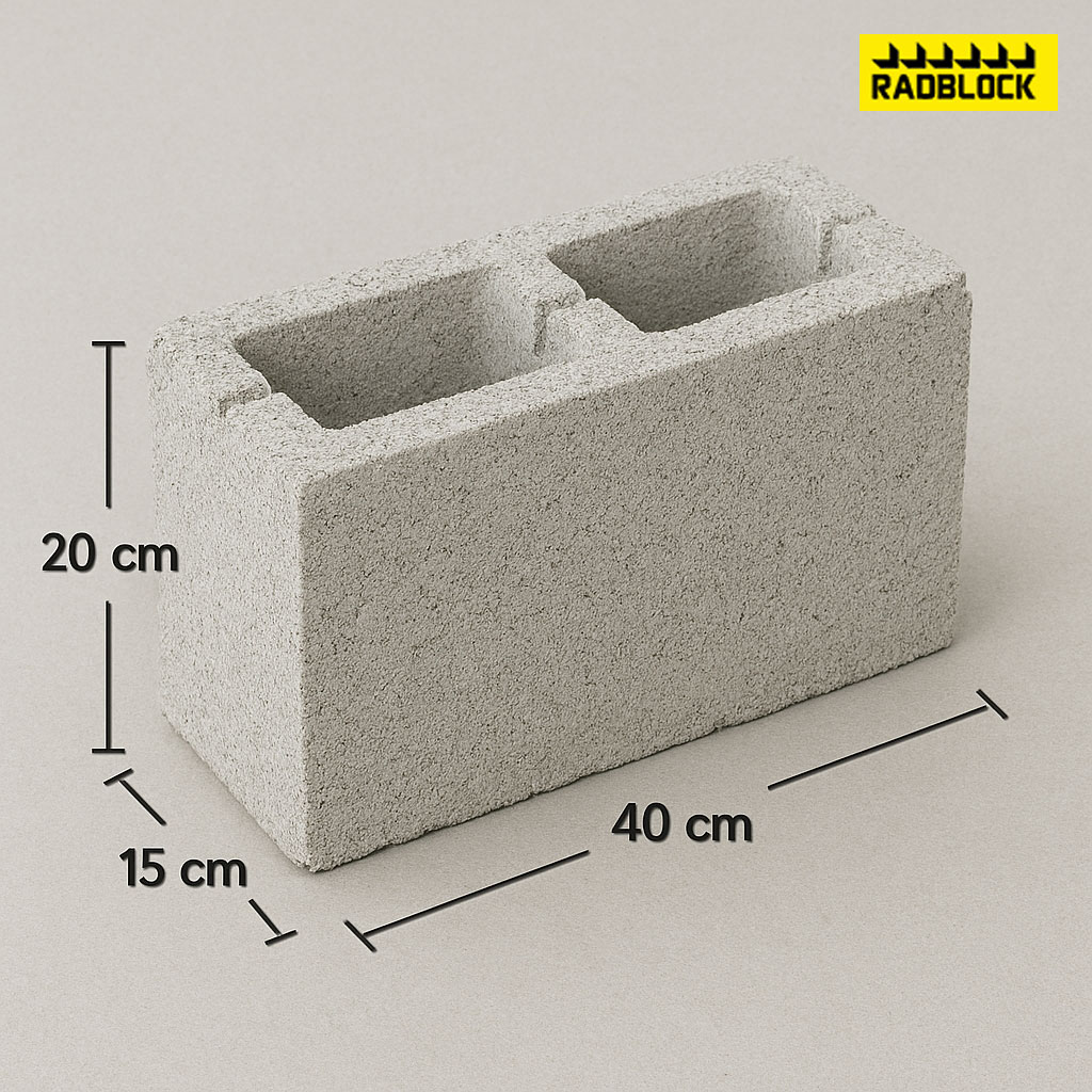 بلوک سیمانی 15 سبک