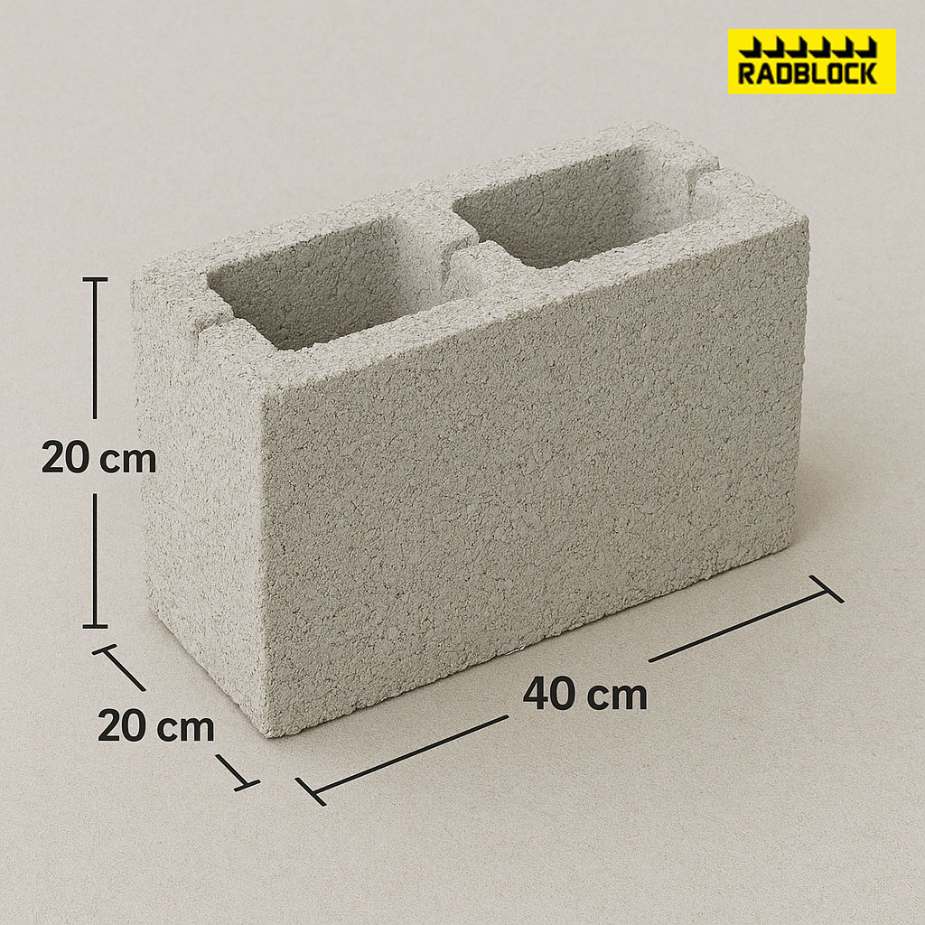 بلوک سیمانی 20 سبک