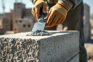 انواع ملات ساختمانی و نحوه اجرای آن در دیوارچینی بلوک سیمانی